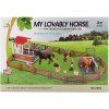 Výběh/Ohrada pro koně, ošetřovatelé, kůň 2 ks