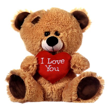 Plyšový medvedík - I Love You - 20 cm