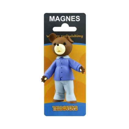 3D magnetka Macko v pyžamku - Macko Uško - 10 cm