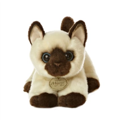 Plyšová siamská mačka - Miyoni (20,5 cm)