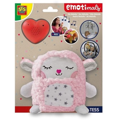 Plyšová ovečka Tess so zvukom - Emotimals - 20 cm