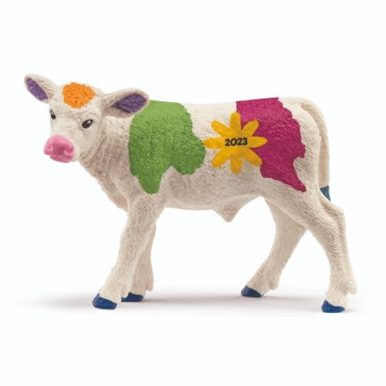Figúrka farebné teliatko - Schleich - 8 cm