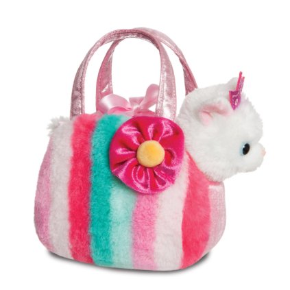 Plyšová kabelka s mačiatkom - Princess - Fancy Pals - 20,5 cm