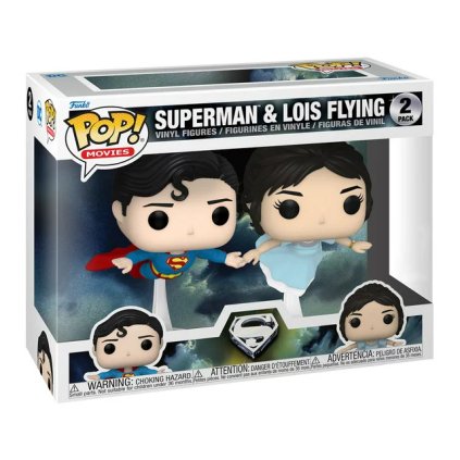 Vinylové figúrky lietajúci Superman a Lois - Superman - Funko - 9 cm