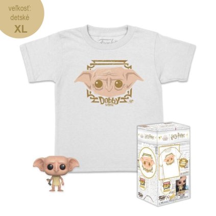 Vinylová figúrka Funko POP + tričko veľkosti XL Dobby Harry Potter