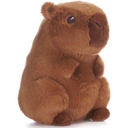 Plyšová kapybara tmavšie hnedá Kawaii 26 cm