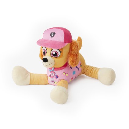 Plyšový psík Skye ležiaca - letná - Paw Patrol - 50 cm