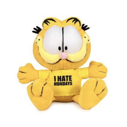 Plyšový Garfield - I Hate Mondays - Garfield - 20 cm
