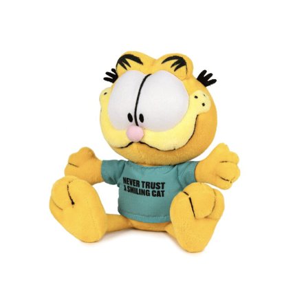Plyšový Garfield - Never Trust the Smiling Cat - Garfield - 20 cm