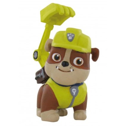 Figúrka psík Rubble - Paw Patrol - 5 cm