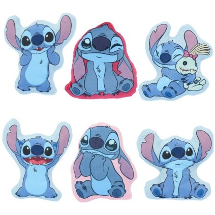 Plyšový mini vankúšik náhodný výber Lilo a Stitch 14 cm