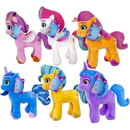 my little pony pluche 6 assorti 30cm