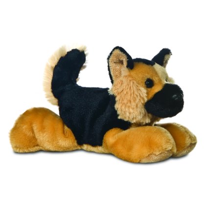 Plyšový nemecký ovčiak Shep - Flopsies Mini - 20,5 cm