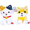 kawaii kuties pluche kat hond 4 assorti 24cm 3