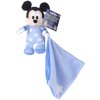disney mickey mouse pluche met knuffeldoekje glow in the dark 10x35cm 2