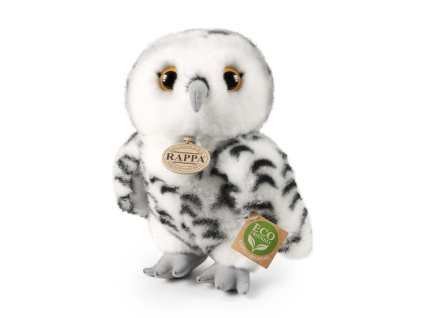 Plyšová sova sněžná 25 cm