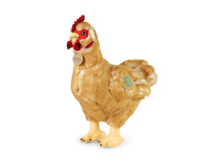 Plyšová slepice 33 cm s vejcem