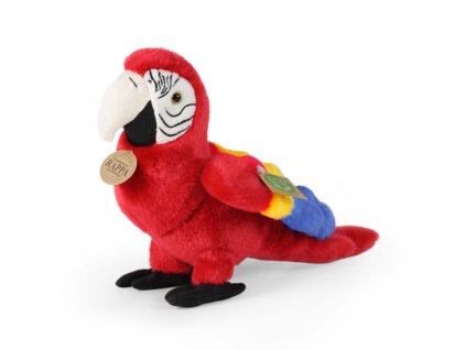 Plyšový papoušek Ara Arakanga 24 cm