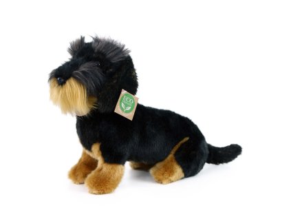 Plyšový jezevčík drsnosrstý 30 cm