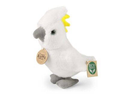 Plyšový papoušek kakadu 17 cm