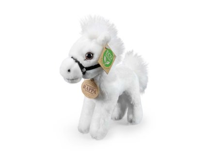 Plyšový kůň bílý 20 cm