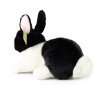 Plyšový králík bílo-černý 23 cm