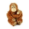 Plyšový orangutan s mládětem 28 cm