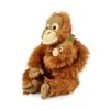 Plyšový orangutan s mládětem 28 cm