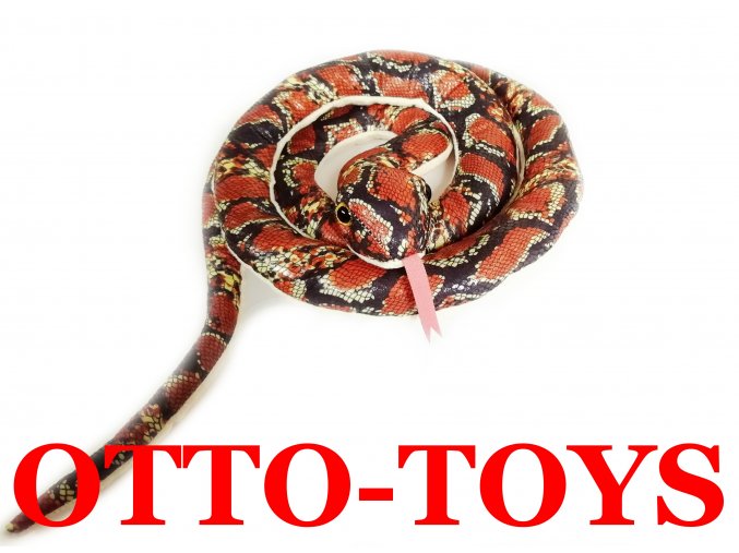 Plyšový had Otto-toys