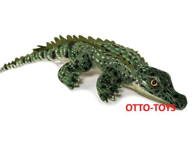 Plyšový velký krokodýl
