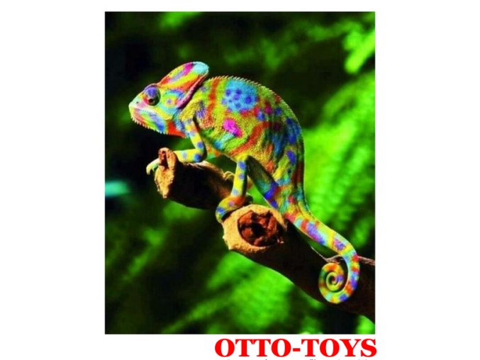 Magnetka ZOO zvířátko chameleon