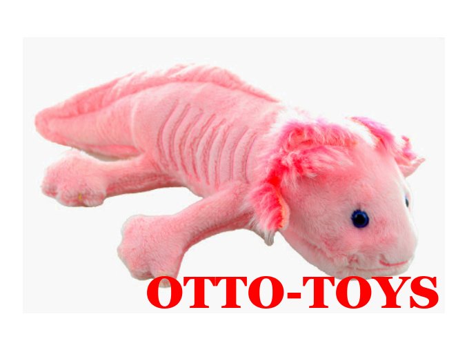 plyšový Axolotl