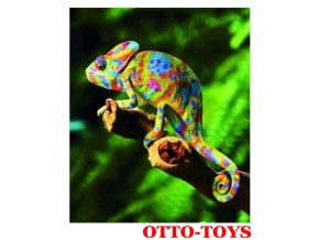 Magnetka ZOO zvířátko chameleon