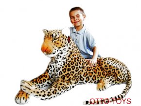 velký plyšový leopard 