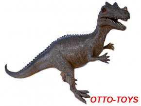 velký stojící gumový dinosaurus