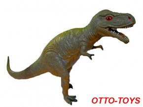 hračka velký stojící gumový dinosaurus