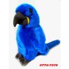 velký modrý plyšový papoušek