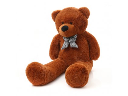 plyšový medvěd tmavě hnědý 4