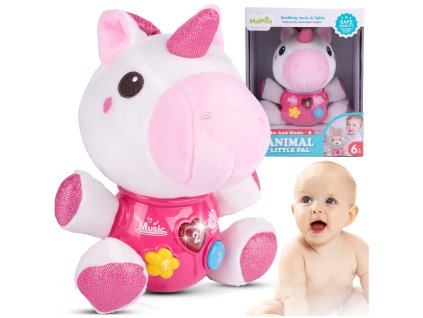 interaktivni plysovy jednorozec