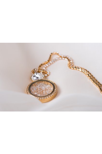 Honey crystal náhrdelník Anabelle 1