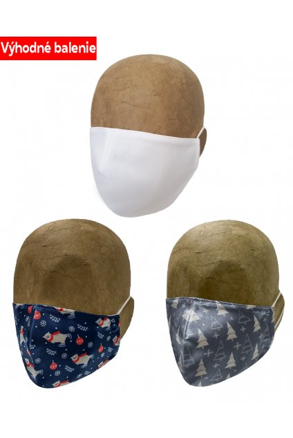 Rúško SNOWY 3 PACK UNISEX A