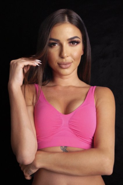 Podprsenka QUEEN SEAMLESS PINK