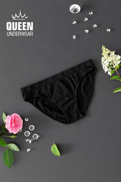 Nohavičky QUEEN BASIC BLACK