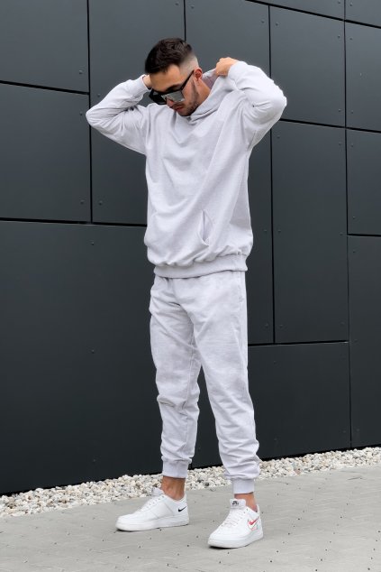 Pánske tepláky MELANGE GREY 10