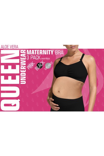 Podprsenka QUEEN MATERNITY 3 PACK