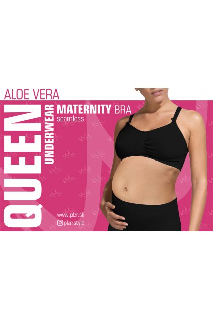 Podprsenka QUEEN MATERNITY BLACK