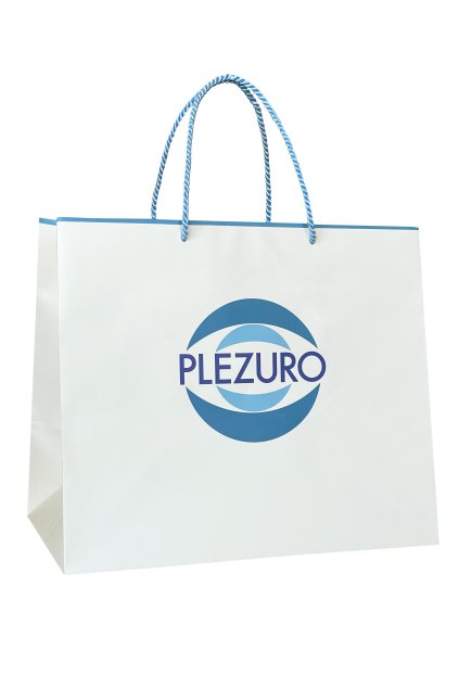 Darčeková taška modrá stredná