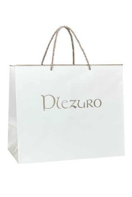 Darčeková taška zlatá stredná