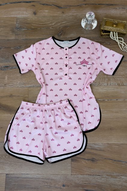Dámsky pyžamový set s kraťasmi PRINCESS3