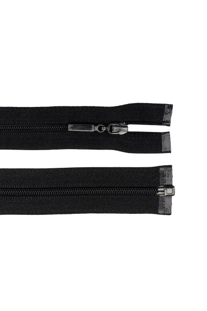 2110 zips cierny spiralovy sirka zubkov 4 mm dlzka 70 cm c111